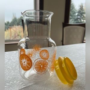 Vintage Pyrex Orange Juice Pitcher